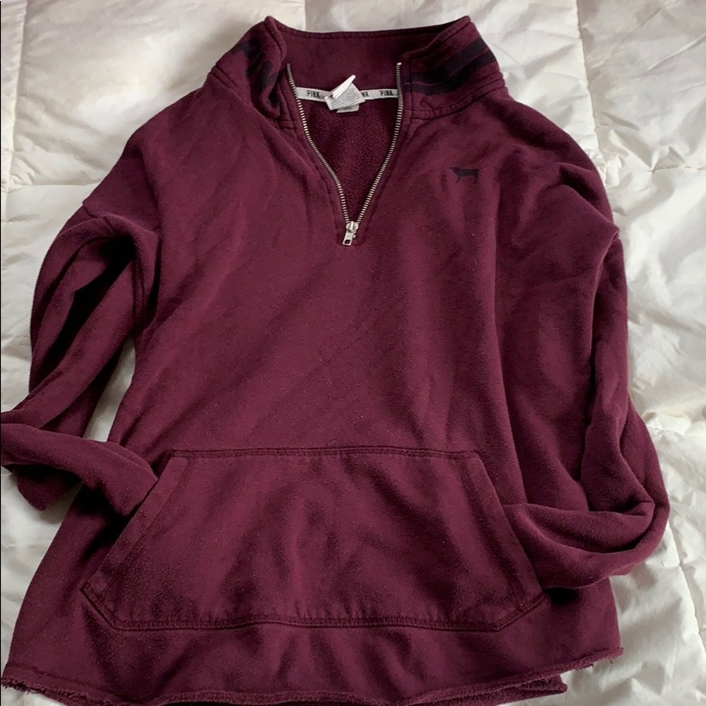 Victoria’s Secret Pink half zip sweater